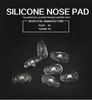 silicone nose pad, eyeglasses nose pad 500pcs glasses part screw in push in free shippig for glasses shop