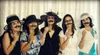 Moda Hot 17 pçs / lote DIY Photo Booth Props Bigode Lip Hat Antler Presente Da Vara Da Festa de Natal