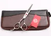 Z8000 55Quot JP 440C Purple Dragon Red Stone Professional Human Hair Scissors Barbers039 Cutting Thunning Shears Left Hand S1309084