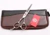 Z8000 6quot Japan 440C Dragon Dragon Red Stone Professional Professional Human Hair Scissors 039 Cutting Tlimnning Shears Left Hand 5741916