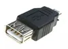 Toptan 500 adet / grup USB 2.0 A Kadın Mikro USB B 5 Pin erkek F M Dönüştürücü kablo Adaptörü
