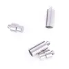 6*21.5mm hole 2mm Strong Magnetic Clasps Fit Leather Cord Bracelets Rhodium Color magnet buckles Connectors For Jewelry Making