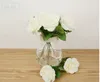 Rosa Flores Artificiais De Seda Real Toque Para O Casamento Casa Design Bouquet Decoração Produtos de Abastecimento HJIA128