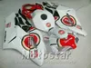 Injection mold ABS bodykits for HONDA 2004 2005 CBR 1000 RR white red LUCKY STRIKE fairing kit CBR1000RR 04 05 plastic fairings XB60