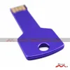 Free Custom Engraved Logo 50PCS 128MB/256MB/512MB/1GB/2GB/4GB/8GB/16GB Metal Key USB Drive Memory Flash Pendrive Stick