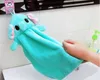 Toalha de mão do berçário do bebê toalhas de banho do bebê criança animal de pelúcia macio dos desenhos animados wipe pendurado toalha de banho