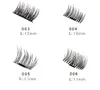 4 pçs / conjunto cílios magnéticos 3d vison cílios postiços ímã extensão de cílios 3d extensões de cílios cílios magnéticos olho make2559979