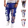 Groothandel-Alisister Mode Mannen / Dames Joggers Broek Skinny Joggingbroek Hip Hop Jogging Broek 4 Kleur Vlag Letters Print Zweetbroek