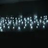 8m *0.65m LED Curtain String Light 192 leds Icicle Background Christmas Wedding Party Holiday Fairy Lighting