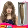 Jedwabny prosty 100G Prebondowany włoski keratyna końcówka paznokcia u Fusion Indian Remy Human Hair Extensions