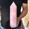 ABOUT 700g Natural Clear Pink crystal quartz Obelisk Crystal point Healing4415958