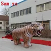 Lustige Aufblasbare Tiger-Maskottchen aufblasbares Kostüm Schöne gehende aufblasbare Klage für 2019 Adlut Stadt Parade Decoartion