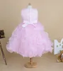 2015 hochwertige Blumenmädchenkleider für Kinder Prinzessin Mädchen Festzug Kleider Kinder Hochzeit Kleid