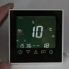 Freeshipping Programmable thermostat Room Temperature Controller with heating sensor radio control LCD Touch Screen water Heating Weekly