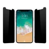Privacy Tempered Glass Anti-Spy Peeping Skärmskydd för iPhone X XR XS Max 8 7 6s Plus med Retail Package