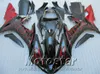 Carenagens de moldagem por injeção definido para YAMAHA YZF R1 2002 2003 chamas vermelhas de alta qualidade no kit carenagem preto YZF-R1 02 03 LQ17