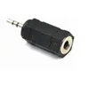 3,5 mm man till 2,5 mm kvinnlig stereo audio adapter converter