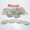 Hair extension Clips 3.2cm 9teeth black color stainless steel for hair extenions weft wigs 6colors