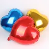 18 "ballons en aluminium amour coeur forme ballon proposer ballon mariage saint valentin ballon décoratif couleur aléatoire 100pcs / lot expédition