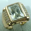 18k gult guldfylld mäns vigselring lad diamant R199 storlek Q-Z 5 R199288T