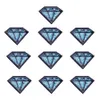 10st Diamond Sequined Patches For Clothing Iron on Transfer Applique Fashion Patch för jeanspåsar DIY Sy på broderi paljetter261e