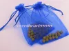 Koningsblauw Organza Sieraden Gift Pouches Pouch Tassen Voor trouwbedankjes 7x9cm 9x11CM 13x18CM kralen 100 stks/partij