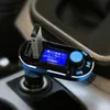 2015新しい熱い販売Bluetooth CarキットハンズフリーMP3プレーヤーFMトランスミッターデュアル2 USB充電器サポートSDラインインAUX