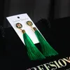 2017 new sales of the new hot brand, long style tassel earrings, high-grade diamond-encrusted and diamond-encrusted earrings