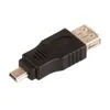 USB A Male to Mini USB B Type 5Pin Female Data Connector Mini USB Female to Female Adapter Converter for Desktop Computer PC