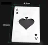 stainless steel bottle openers playing card Ace of spades poker soda beer cap opener credit card wallet bar tools creative novelty men gifts