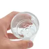 HoneyPuff HookahHarmony, komplett aus Glas, großer Shisha-Super-Vortex-Kopf, klares Pyrex-Glas, 18/19 mm-kompatibler Glaskopf, Glaskopf