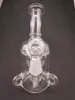 Transparent recycler glass hookah, carta oil rig pipe, 14mm joint, factory direct sales, welcome to order