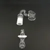 Conjunto de hookah de vidro quartzo hot rod com tampa de água de carbono 14mm feminino e macho conector tubulações de óleo poço de perfuração