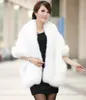 Ny Vinter Kvinnor Faux Fur Cape Cloak Coat Ärmlös Poncho Varm Outwear Cardigan Fur Coat C3226