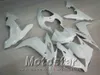 100% moldagem por injeção livre personalizar carroçaria para carenagem YAMAHA YZF-R1 04 05 06 todo branco brilhante carenagem kit yzf r1 2004-2006 VL74