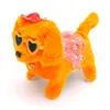 Children creative back dog electric plush forward will wear skirt toy dog gift factory direct wholesale Electronic Pets