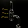 16mm 20mm 24mm Quartz Enail Banger Avec Boule De Verre Carb Cap Femelle Mâle 10mm 14mm 18mm Quartz E Nail Banger Pour Bangs En Verre