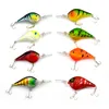 Cebo de manivela de Pesca de agua dulce de plástico ABS 6 # anzuelos 9,5 cm 11,2g Isca aparejos artificiales Pesca señuelo de Pesca Wobblers Crankbaits