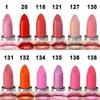 Atacado-12pcs / lote Atacado Top Quality Lady Mulheres Sexy Charming Cosméticos Maquiagem Modelo Lindo Batons Vermelhos Longueiros