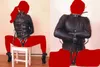 Yeni Tasarım Esaret Takım Deri Deri Tam Vücut BDSM Fetiş Seks Oyuncak Kılıf Kılıf Koşumu Siyah Renkli Binder Sınırlama 3923722
