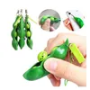 Hot Sale Extrusion Pea Bean Anti-ångestspänning Lossa Toy Keychain Nyckelring till316