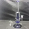 Honeycomb to Matrix Perc Water Bong com tigela de vidro Bongos de vidro de 18 mm de vidro para cachimbo de óleo de plataforma de óleo