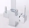 ROLYA Cubix Square Style Kitchen Sink Mixer Faucet Chrome 3 way Water Filter Tap