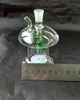 Livraison gratuite en gros ----- 2016 nouveau bong en verre / verre en forme de champignon Hookah, livraison aléatoire de couleur, donnant un ensemble complet d'accessoires, spot