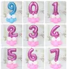 32 inch Balloon Silver Gold blue pink color Alphabet Letters A- Z Number 0-9 Foil Balloons DIY Birthday Party Wedding Decoration Balloons
