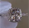 Size5/6/7/8/9/10 Victoria Weick Jewelry 925 sterling silver filled White sapphire Gem Zirconia gold Women Wedding Engagement band ring gift