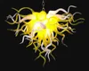 Chandeliers Lemon Yellow Small Lamp Hanging Heart Blown Glass Chandelier Lightings LED Bulbs Art lamps Indoor Home Decor