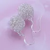 Brand new sterling silver plated Tennis Earrings DFMSE076,women's 925 silver Dangle Chandelier earrings 10 pairs a lot