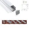 10 X 2M setslot linear light aluminium led profile U shape led aluminum channel housing for ceiling mounted light