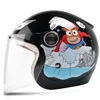 2017 Chłopcy Dziewczyna Blue Children Open Face Motorcycle Yema Helmet Moto Electric Rower Safety Headpiece Child Kids Motocross Helmets2399683